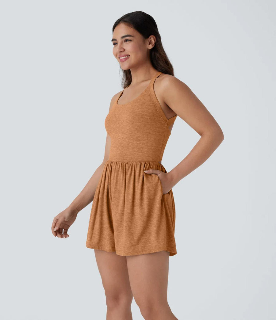 HALARA Pocket 2-in-1 Romper-Easy Peezy Edition Size M