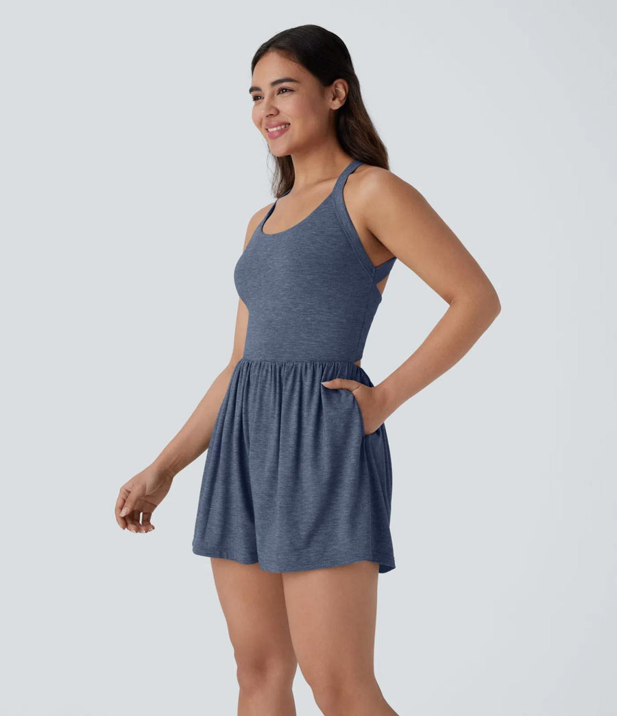 HALARA Pocket 2-in-1 Romper-Easy Peezy Edition Size M