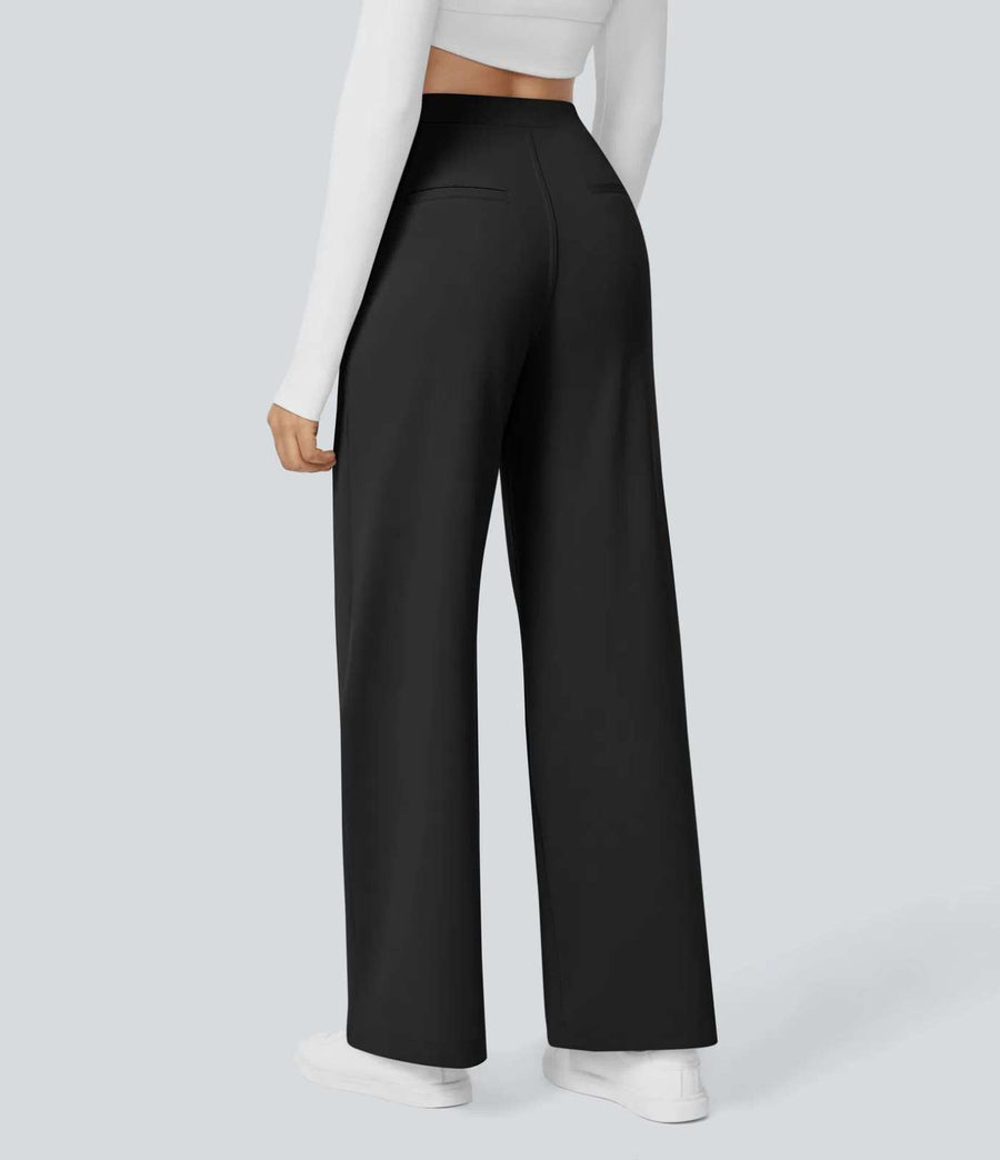 HALARA DayStretch High Waisted Pocket Straight Leg Work Pants Size XL