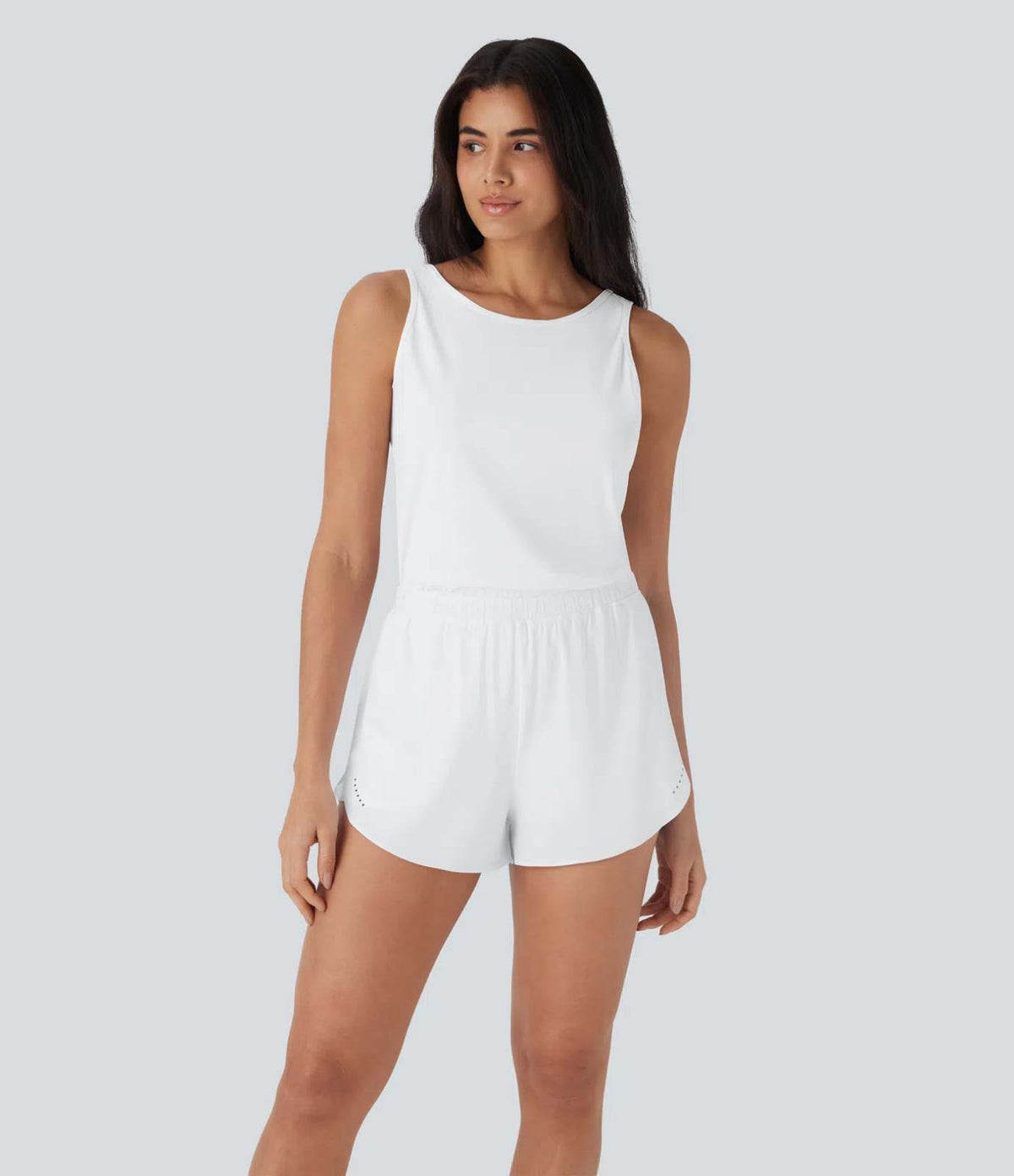 HALARA Reflective 2-in-1 Quick Dry Romper with Pockets-Easy Peezy-UPF50+ Size M