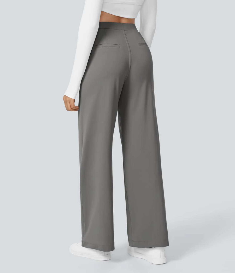 HALARA DayStretch High Waisted Pocket Straight Leg Work Pants Size XL