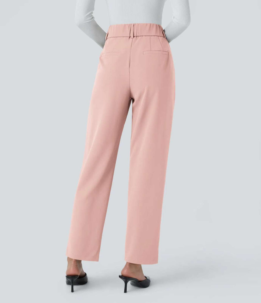 HALARA High Waisted Pocket Solid Work Tapered Pants Size XL