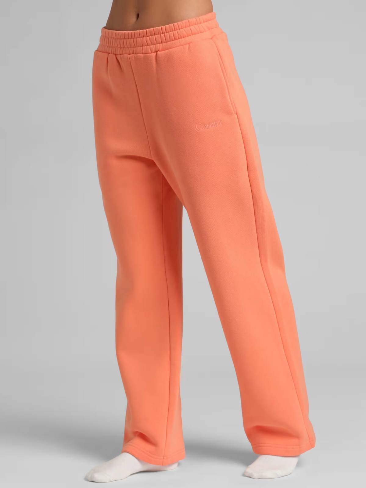 COMFRT NWOT Signature Straight Leg Sweatpants Coral Size XL