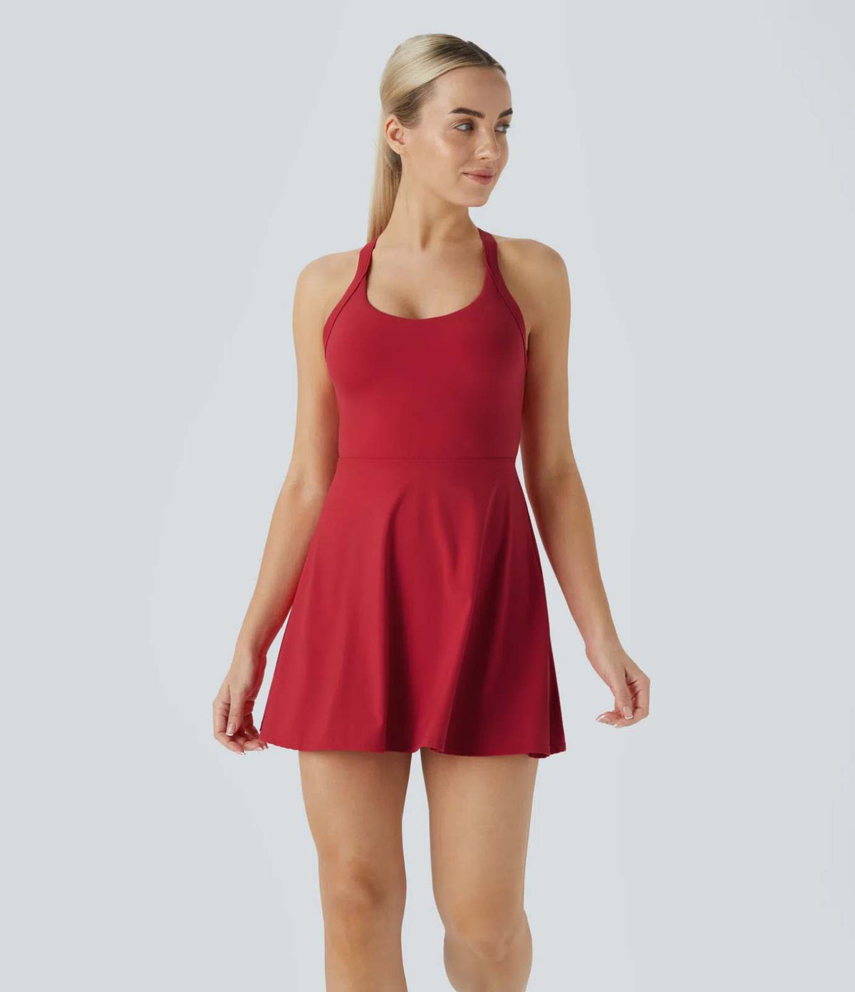 HALARA Airy Backless Twisted InstantCool Dance Active Dress-Easy Peezy Size XL