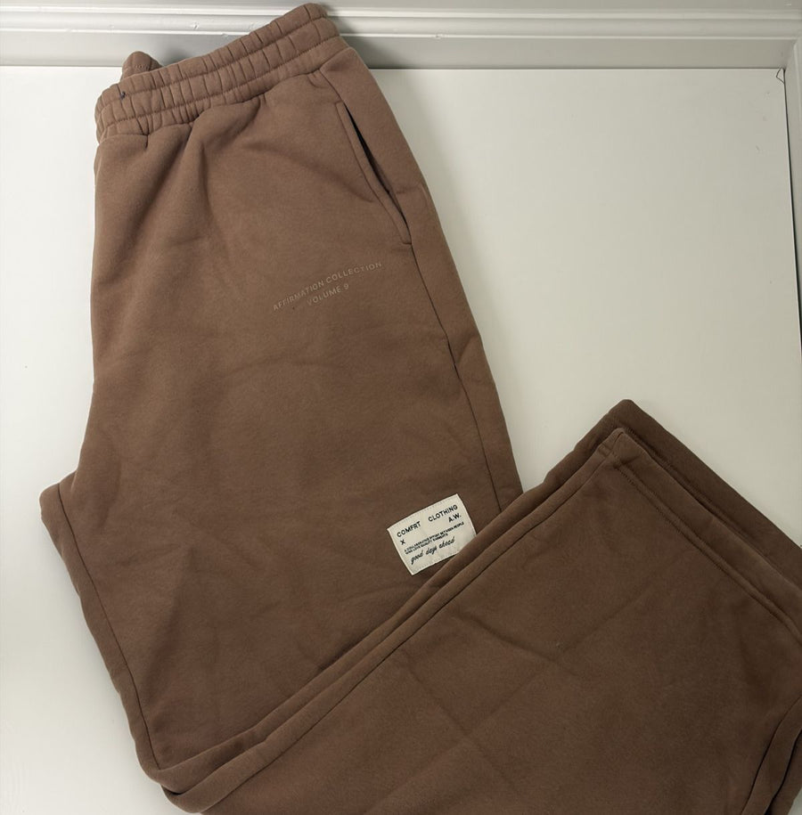 COMFRT NWOT Affirmation Straight Leg Sweatpants Teddy Size XL
